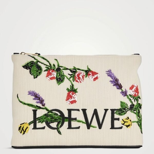 Loewe x Paula's Ibiza Medium Denim Pouch