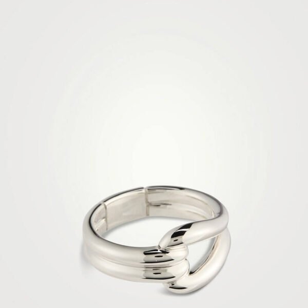 Surf Link Sterling Silver Ring